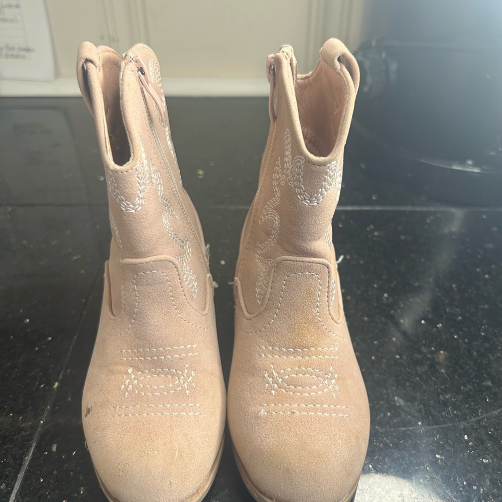 Kids Tan Boots